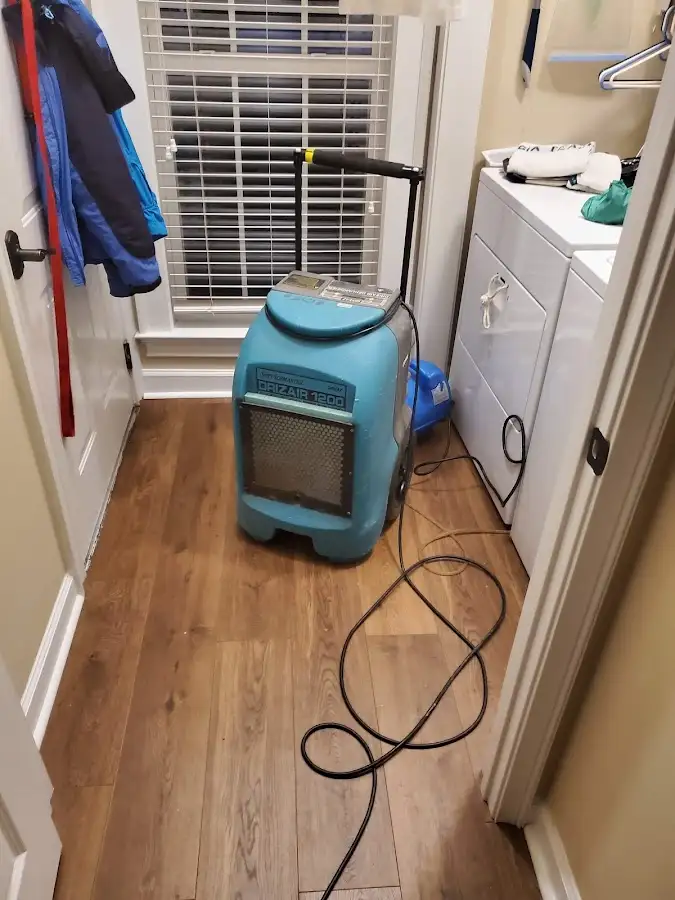 Commercial dehumidifier deployed for Flood Damage Cleanup in Marianna